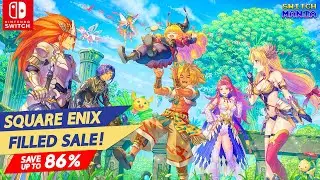 Square Enix-Filled SALE! 30 Switch Games You'll Kick Yourself For Skipping!