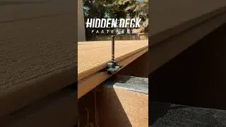 Hidden Deck Fasteners ✅ with @CAMOFasteners and @DeckoratorsProducts