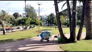 A park in Tangier.