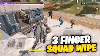 3 Fingers Claw + Full Gyroscope Solo vs Squad Intense Squad Wipe