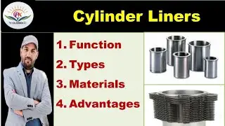 Cylinder liner क्या है | Types of liners | Materials | Advantages | Liners in Automobile