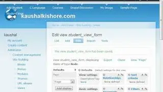 Drupal View Module Part 6