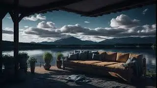 Nature's Orchestra: Birds Chirping by the Riverside with Soothing River Flow