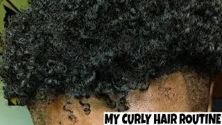MENS CURLY HAIR ROUTINE