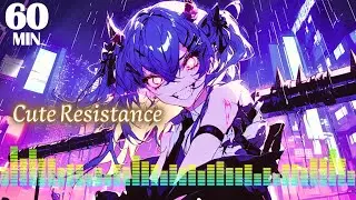 1 HOUR music | Cute Resistance at Knife-Range Philosophy &ndash; Epic Cyberpunk / Anime Rock