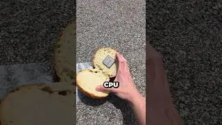 can a CPU encased in bread survive a 100ft drop?