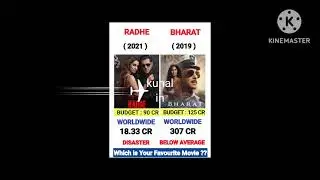 RADHE  VS BHARAT MOVIE BOX OFFICE COLLECTION COMPARISON #shorts
