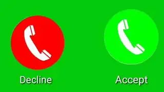 how to green screen | call button | decline accept | status