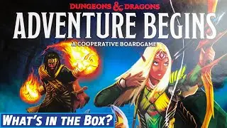 DUNGEONS & DRAGONS ADVENTURE BEGINS A Cooperative Boardgame Unboxing