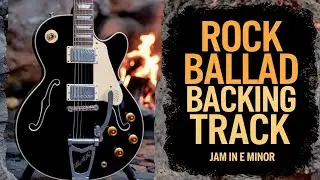 Tasty | E Minor Rock Ballad Guitar Backingtrack