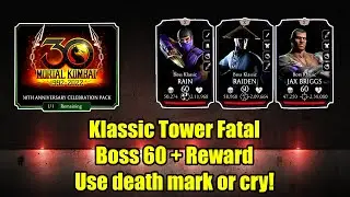 Klassic Tower Fatal Boss 60 Gameplay + Reward | MK Mobile