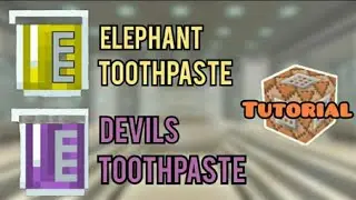 How to make Elephant and Devils Toothpaste in Minecraft (Command Block Tutorial) 2024