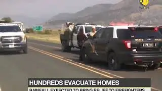 Hundreds evacuate home as wildfires rage in New mexico
