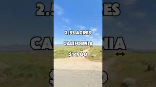 2.53 Acres in Lancaster, CA for $14900. #california #land #property #foryou #shorts #fyp