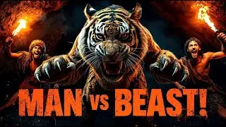 Stone Age Survival: Humans vs Saber-Tooth Tiger 🐯🔥 &ndash; Epic Prehistoric Battle | Boring History Lab