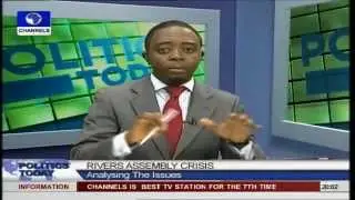 Rivers Assembly Crisis: Pro, Anti Amaechi Supporters Debate Pt 1