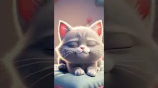 Sleeping Cat ASMR.. #cat #sleepingcat #cute #shorts #relaxing #ai #asmr #trending #ytshorts