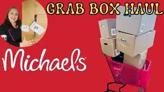 MICHAELS GRAB BOXES / CHRISTMAS 2022 / $5 DOLLAR GRAB MYSTERY BOXES HAUL / COME WITH ME TO MICHAELS