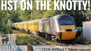 HST ON THE KNOTTY! NR TEST TRAIN AT BLYTHE BRIDGE 13.8.25