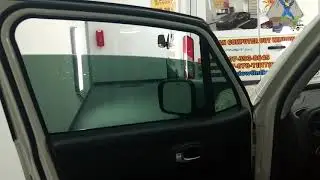 #TintMan uses a #Jiffy Steamer to remove old Window Tint & a #Jaguar Plotter to cut the new Tint