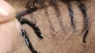 | hand painting outline drawing | body  art | temporary trending tatoo design | tribal water colou
