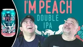 Stone I'm Peach Double IPA Beer Review