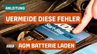 AGM Batterie richtig laden: das musst du beachten (AGM vs. EFB erklärt!)