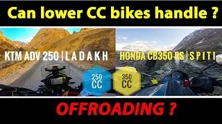 OFF THE ROAD with KTM ADV 250 & HONDA CB350 RS | Do you really need big fat High CC ADV Bikes ?