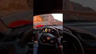 POV: Hybrid Boost on a Cliff Road 😱 #viral #pov #trending  #trendingshorts #Ferrari296GTB#pov