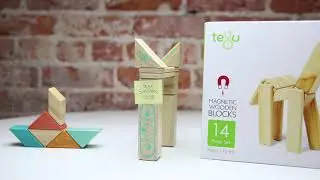 Cyber Monday Alert! 42 Piece Tegu Magnetic Wooden Block Set, Sunset