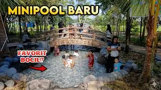 Curug & Sungai Mini Baru di Taman Hutan Kota Madiun, Ramai Banget Anak-Anak!