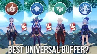 The Best Universal Buffer?? Bennett vs Mona vs Kazuha vs Furina Buff Comparisons!! Who&rsquo;s The Best???