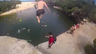Cliff Jumping Near Sydney Australia | Royal National Park