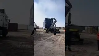 Cayman Islands customers are using side lifter trailer - Container side loader trailer for sale