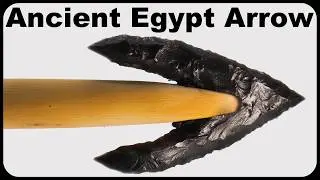 Wicked Ancient Egypt Arrowheads. Flintknapping Hollow Base Obsidian Stone Points.Mousetrap Monday