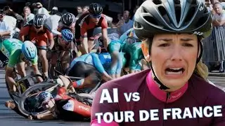 Tour de France as Imagined by AI - Chaos on Two Wheels