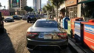 GTA 5 Enhanced Stunning Graphics Mod And Realistic Dense Traffic Showcase On RTX4090 Ultra Settings