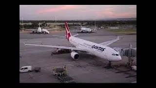 Qantas A330-200 QF42 Jakarta to Sydney(Economy)(flight review)
