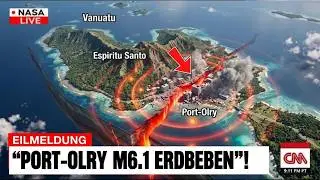 Eilmeldung: Erdbeben der Stärke M6 1 erschüttert Vanuatu – Starkes Beben nahe Port Olry