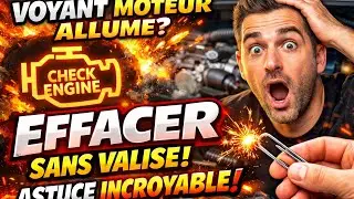 Comment effacer le VOYANT MOTEUR sans ordinateur