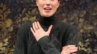 Intervista ad Anna Cleveland dopo la sfilata Laura Biagiotti AI 2021