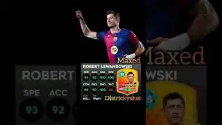 Robert Lewandowski Maximum Potential DLS 25 #dlstrickyshot #robertlewandowski #trending #shorts #dls