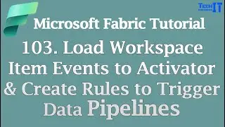 Load Workspace Item Events to Activator & Create Rules to Trigger Data Pipelines | Microsoft Fabric