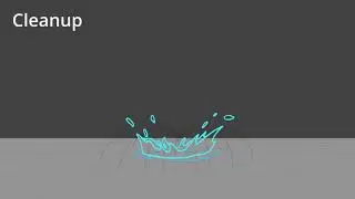 Water Splash Animation Process