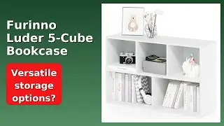 REVIEW (2025): Furinno Luder 5-Cube Bookcase. ESSENTIAL details.