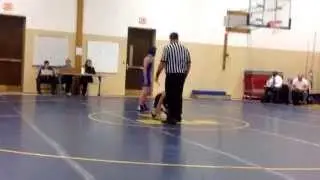 Templeton Middle School vs. Wisconsin Hills Wrestling Match - Joshua Reindl; 01/14/15