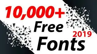 1000 free fonts &ndash; Download 10k+ fonts in zip