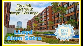 Apartemen Alam Sutra Low Rise Lloyd 2BR