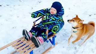 FIRST SLED FOR TODDLER ❗️ [LIVING IN POLAND] 2023