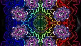 Mesmerizing Mandala Psychedelic Loop 4K 🌈 | Relaxing Visuals for Meditation, Yoga & VJ Background